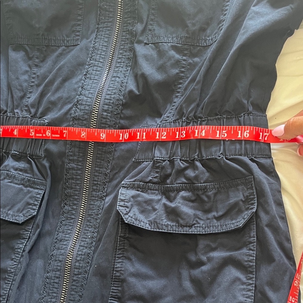 Laundry by Shelli Segal Navy Hooded Jacket Size Large - Picture 5 of 14